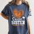 Senior Sister Class Of 2026 Basketball Graduation Heart Women's Comfort Colors T-Shirt Denim