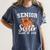 Senior Sister Class Of 2026 Coquette Basketball Graduation Women's Comfort Colors T-Shirt Denim