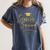 Senior Squad Graduation With Golden Cap Team Women's Comfort Colors T-Shirt Denim