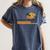 Senior Sunrise 2026 Graduation Cool Retro High School Women's Comfort Colors T-Shirt Denim