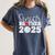 Senior Volleyball Brother 2025 Class Of 2025 Graduation Women's Comfort Colors T-Shirt Denim