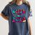 Senior Year 2022 Class Of 2022 Graduation Tie Dye Groovy Women's Comfort Colors T-Shirt Denim