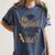 She Believed She Could So She Did Graduation Shirt Women's Comfort Colors T-Shirt Denim