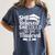 She Believed She Could So She Mastered It Graduation 2023 Women's Comfort Colors T-Shirt Denim