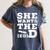 She Wants The EdD Graduation Doctorate EdD Graduate Women's Comfort Colors T-Shirt Denim