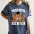 Sister Class Of 2025 Senior Basketball Graduation Family Women's Comfort Colors T-Shirt Denim