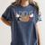 Sloth Graduation Shirt I Did It Diploma Grad Women's Comfort Colors T-Shirt Denim