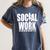 Social Work Graduate TShirt College Graduation Women's Comfort Colors T-Shirt Denim