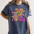 Social Worker T Shirt Graduation Social Work Month Women's Comfort Colors T-Shirt Denim