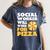 Social Worker Will Work For Pizza Graduation Women's Comfort Colors T-Shirt Denim