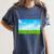 Out Standing In Her Field Graduation Tee Women's Comfort Colors T-Shirt Denim