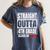 Straight Outta 4th Grade Graduation Class 2028 Fourth Grade Women's Comfort Colors T-Shirt Denim