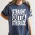 Straight Outta 6th Grade Graduation Sixth Grade Graduate Women's Comfort Colors T-Shirt Denim