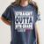 Straight Outta 8th Grade Class Of 2022 Shirt Graduation Women's Comfort Colors T-Shirt Denim