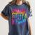 Straight Outta 8th Grade Great Graduation Eighth Grade Women's Comfort Colors T-Shirt Denim
