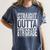 Straight Outta 8th Grade Shirt Eighth Grade Graduation Women's Comfort Colors T-Shirt Denim
