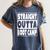 Straight Outta Boot Camp Military Basic Training Graduation Women's Comfort Colors T-Shirt Denim