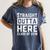 Straight Outta Here Class Of 2018 Senior Graduation Women's Comfort Colors T-Shirt Denim