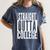 STRAIGHT OUTTA COLLEGE Graduation 2019 Her Him Women Women's Comfort Colors T-Shirt Denim