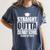 Straight Outta Culinary School Graduation Idea Class Of 2025 Women's Comfort Colors T-Shirt Denim