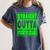 Straight Outta Fourth Grade Graduation Class Women's Comfort Colors T-Shirt Denim