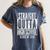 STRAIGHT OUTTA HIGH SCHOOL 2018 Graduation Grad Shirt Women's Comfort Colors T-Shirt Denim