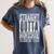 STRAIGHT OUTTA HIGH SCHOOL Graduation Class Of 2024 Senior Women's Comfort Colors T-Shirt Denim