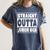 Straight Outta Junior High 8th Grade Graduation Women's Comfort Colors T-Shirt Denim
