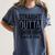 Straight Outta Junior High Graduation Class Of 2018 Women's Comfort Colors T-Shirt Denim