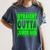 Straight Outta Junior High School Graduation T-Shirt Women's Comfort Colors T-Shirt Denim