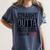 Straight Outta Middle School Graduation Shirt Class Of 2022 Women's Comfort Colors T-Shirt Denim