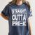 Straight Outta Pre-K Shirt Great Graduation Preschools Women's Comfort Colors T-Shirt Denim