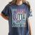 Straight Outta Preschool Class Of 2022 School Graduation Women's Comfort Colors T-Shirt Denim