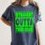 Straight Outta Third Grade Graduation Class Women's Comfort Colors T-Shirt Denim