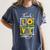 Sunflower Teach Love Inspire Cool Graduation Teacher School Women's Comfort Colors T-Shirt Denim