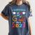 I Survived 5th Grade Graduation Class 2023 Elementary Women's Comfort Colors T-Shirt Denim