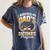i Survived My Dads Doctorate Program Graduation Women's Comfort Colors T-Shirt Denim