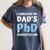 i Survived My Dad's Phd Dissertation College Graduation 2021 Women's Comfort Colors T-Shirt Denim