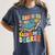 i Survived My Daughter's Bachelors Degree Groovy Graduation Women's Comfort Colors T-Shirt Denim