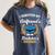 I Survived My Girlfriend's Bachelor's Degree Graduation Women's Comfort Colors T-Shirt Denim