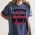 I Survived My Girlfriend's Juris Doctor Degree Graduation Women's Comfort Colors T-Shirt Denim