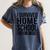 I Survived Home School Class Of 2018 Graduation Women's Comfort Colors T-Shirt Denim