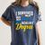 i Survived My Husbands Bachelors Degree Graduation Gifts Women's Comfort Colors T-Shirt Denim