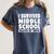 I Survived Middle School Class Of 2018 Graduation Women's Comfort Colors T-Shirt Denim