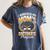 i Survived My Moms Doctorate Program Graduation Women's Comfort Colors T-Shirt Denim