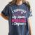 I Survived My Mom's Nursing Degree Nurse Graduation Women's Comfort Colors T-Shirt Denim