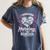 I Survived Nursing School Class Of 2018 Graduation T-Shirt Women's Comfort Colors T-Shirt Denim