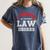 I Survived My Partner's Law Degree Graduation Shirt Women's Comfort Colors T-Shirt Denim