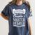 Survivor Of My Daughter's Master Degree Masters Graduation Women's Comfort Colors T-Shirt Denim