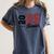 Swimming Senior Night Swimming Senior 2025 Graduation 59 Women's Comfort Colors T-Shirt Denim